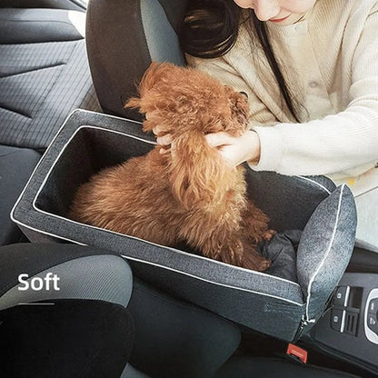 SearchFindOrder Gray / 42x22x20 CM Portable Car Seat Bed and Carrier for Small Pets