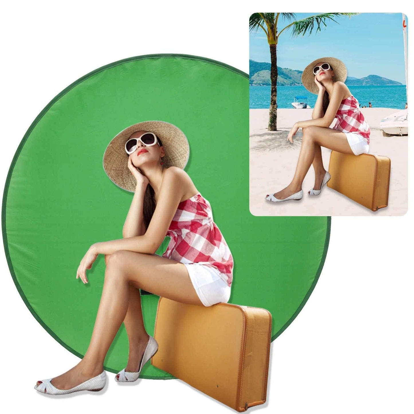 Portable Collapsible Green Screen Backdrop - Smart Shop (Online Store for wise shoppers) 