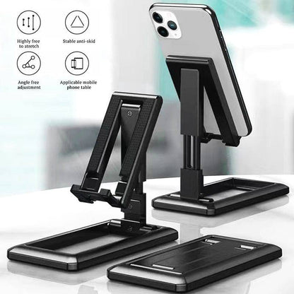 SearchFindOrder Black Portable Foldable Tablet and Mobile Phone Stand