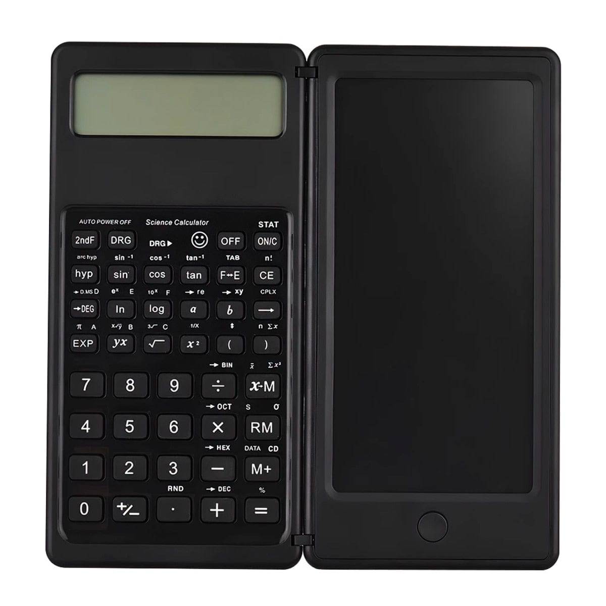 Scientific Calculator with LCD Writing Tablet and Stylus Pen, 12-Digit Large Screen, Foldable Math Calculator with Notepad for Middle High School, College, University - Smart Shop (Online Store for wise shoppers) 