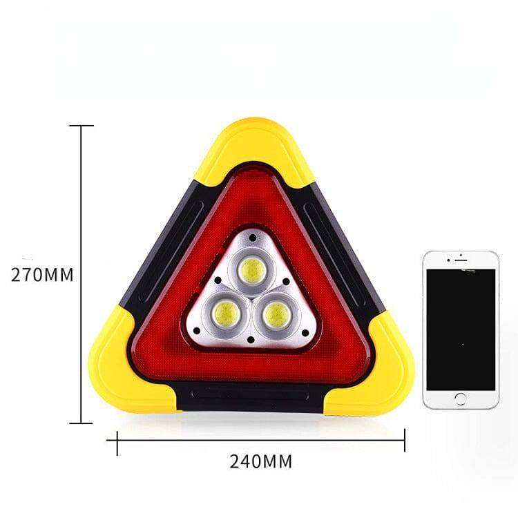 Portable LED 3-in-1 Car Emergency Safety Triangle Warning Light (USB Rechargeable + Solar) - Smart Shop (Online Store for wise shoppers) 