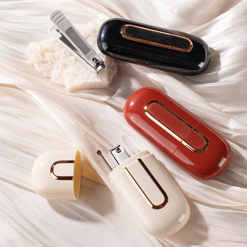 SearchFindOrder red Portable Mini Nail Clipper Set