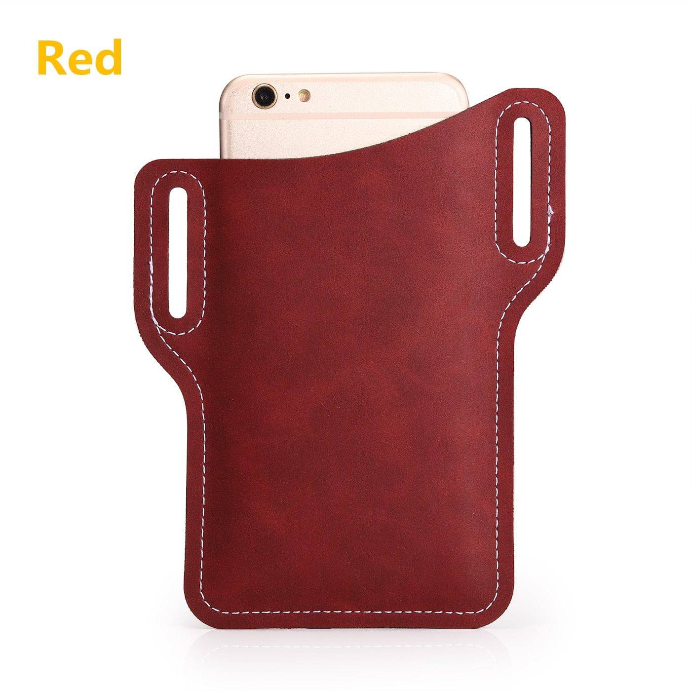 Retro Leather Belt Phone Holster - Smart Shop (Online Store for wise shoppers) 