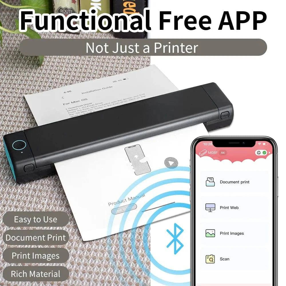 Portable Thermal Inkless Printer - Smart Shop (Online Store for wise shoppers) 