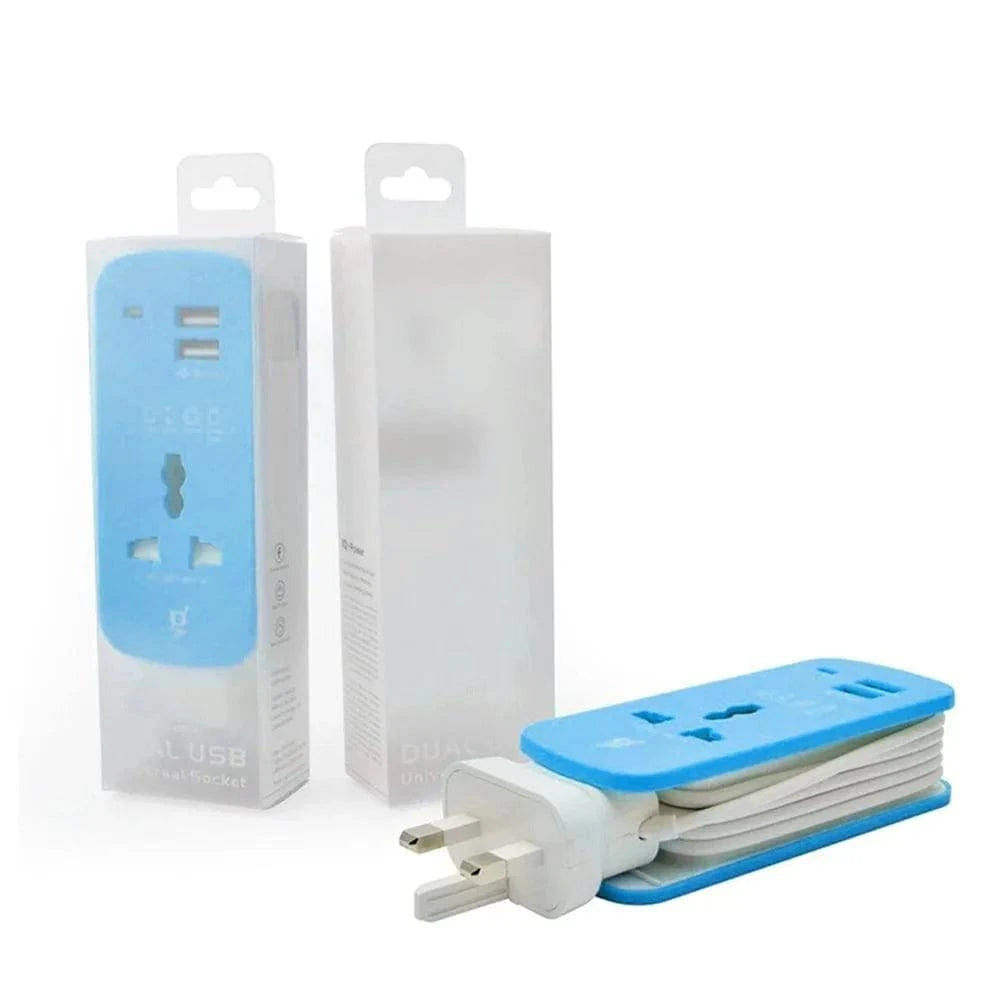 Portable Universal Sockets with USB Charger Outlet US/EU/UK - Smart Shop (Online Store for wise shoppers) 