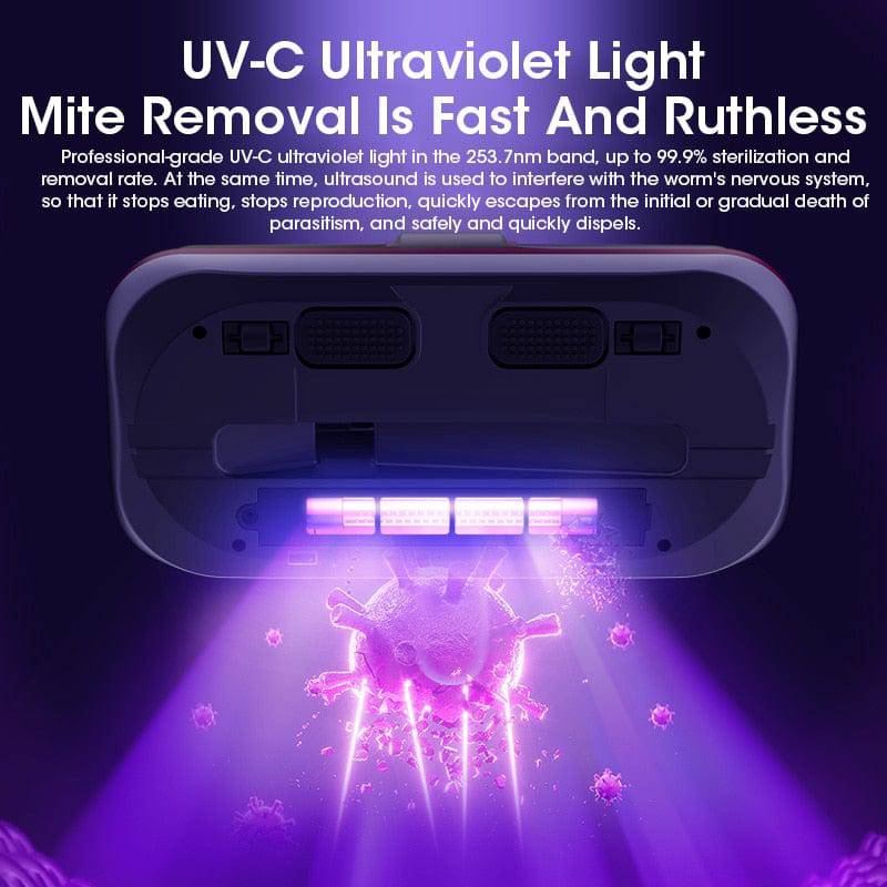 Powerful Cordless UV Light Sanitizing Vacuum Cleaner for Beds, Mattresses, Sheets, Pillows, Sofas, Plush Toys, Clothes - Smart Shop (Online Store for wise shoppers) 