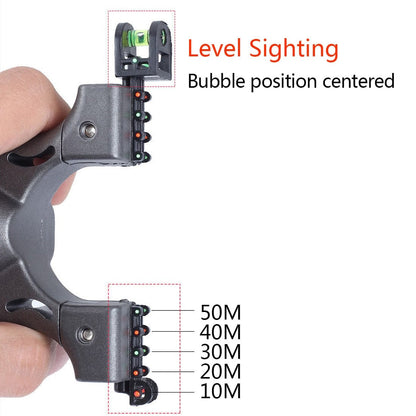 Precision Laser-Guided Slingshot for Hunting and Target Shooting