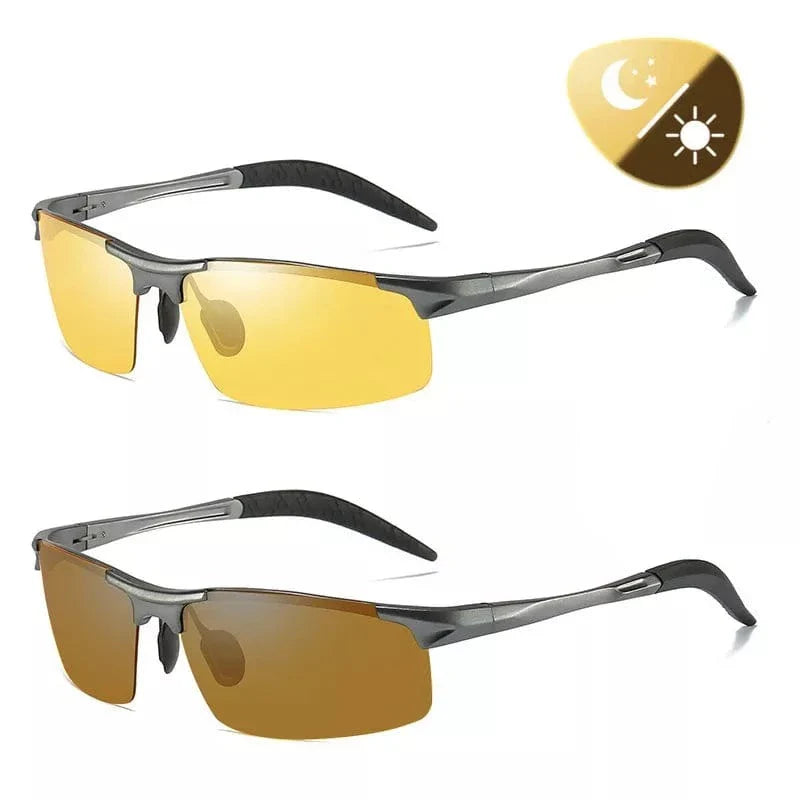 SearchFindOrder Gun frame-yellow / LIOUMO Premium Polarized Vision Sunglasses