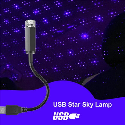 USB LED Interior Car Ceiling Star Night Light