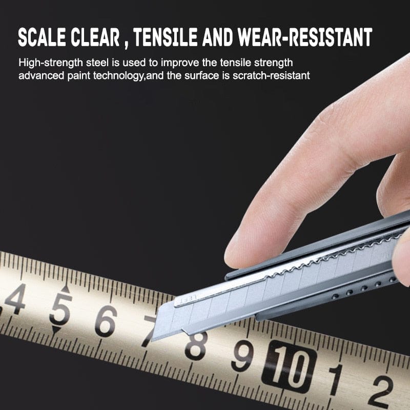 Precision Nickel-Plated Steel Measuring Tape