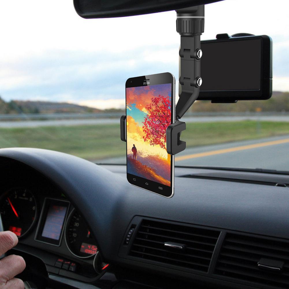 SearchFindOrder Rearview Mirror Adjustable Phone Mount