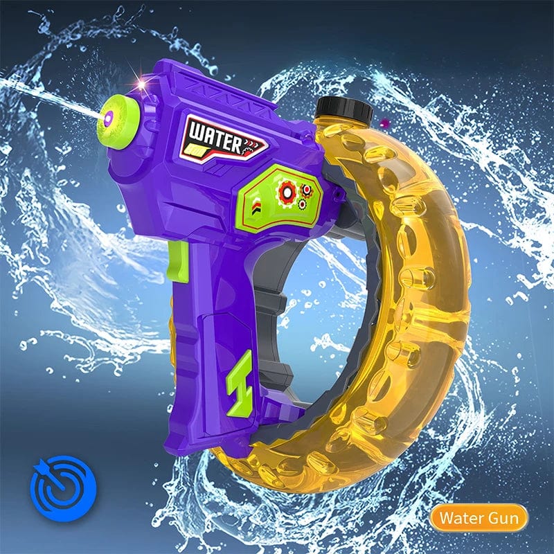 SearchFindOrder Blue Rechargeable Electric LED Automatic Squirt Water Gun for Adults and Kids