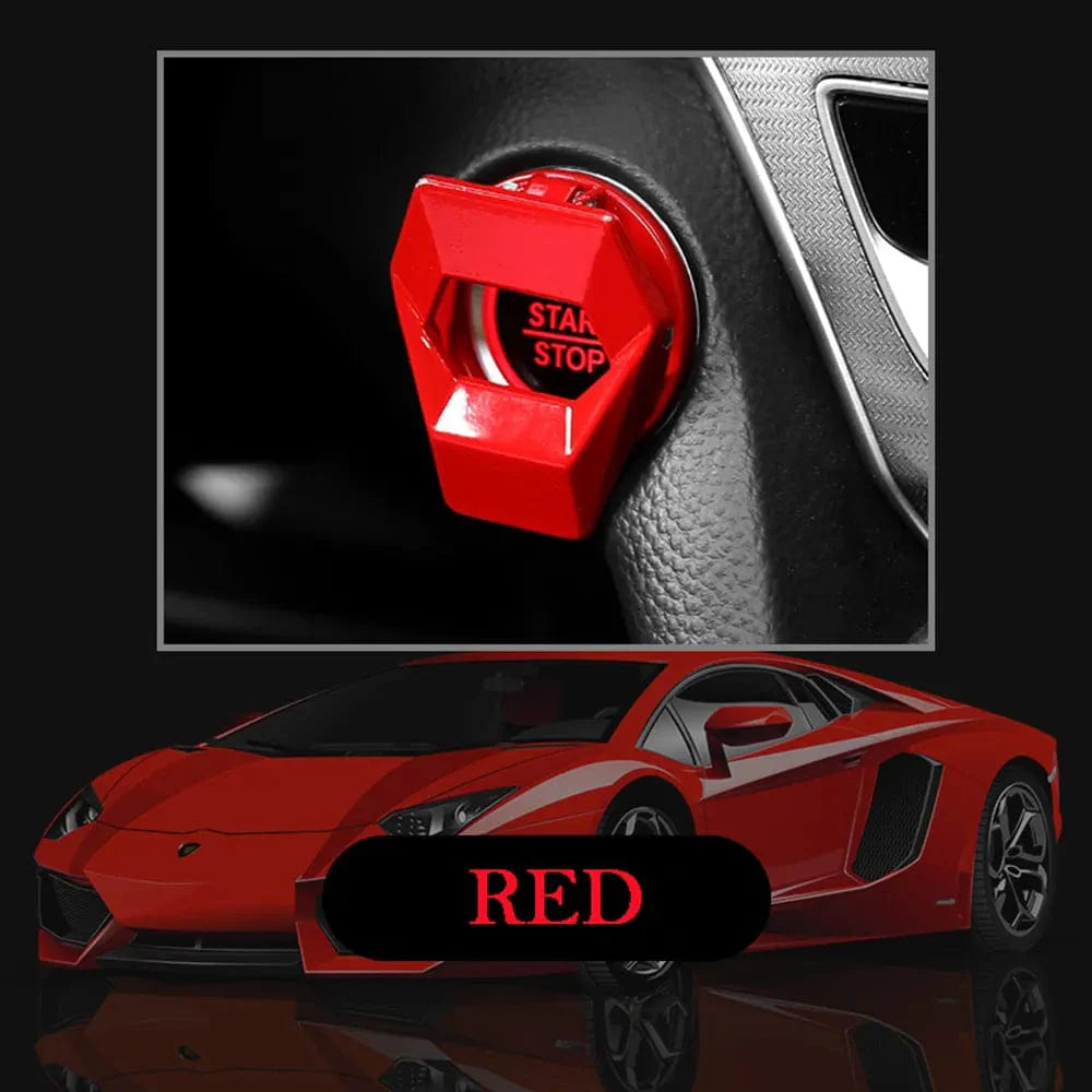 Car Start-Stop Button Decorative Cover – Elevate Your Vehicle Interior with Style