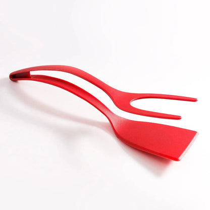 Versatile 2-in-1 Grip Flip Tongs for Handling Eggs, French Toast, Pancakes, Omelets, and More