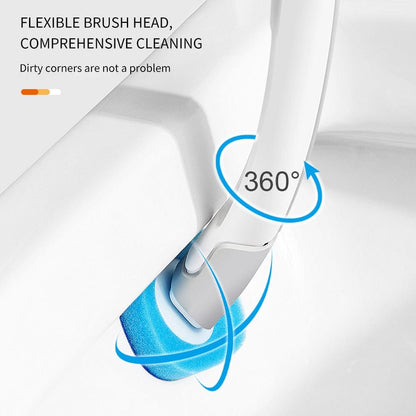 Disposable Toilet Brush Wall-mounted Holder Cleaner Set