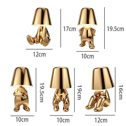 SearchFindOrder Thinker lamp 03 Resin LED Table Lamp Cartoon Thinker Design