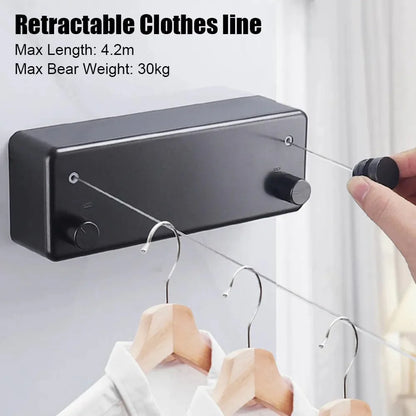 SearchFindOrder WHITE Retractable Double Clothes Drying System