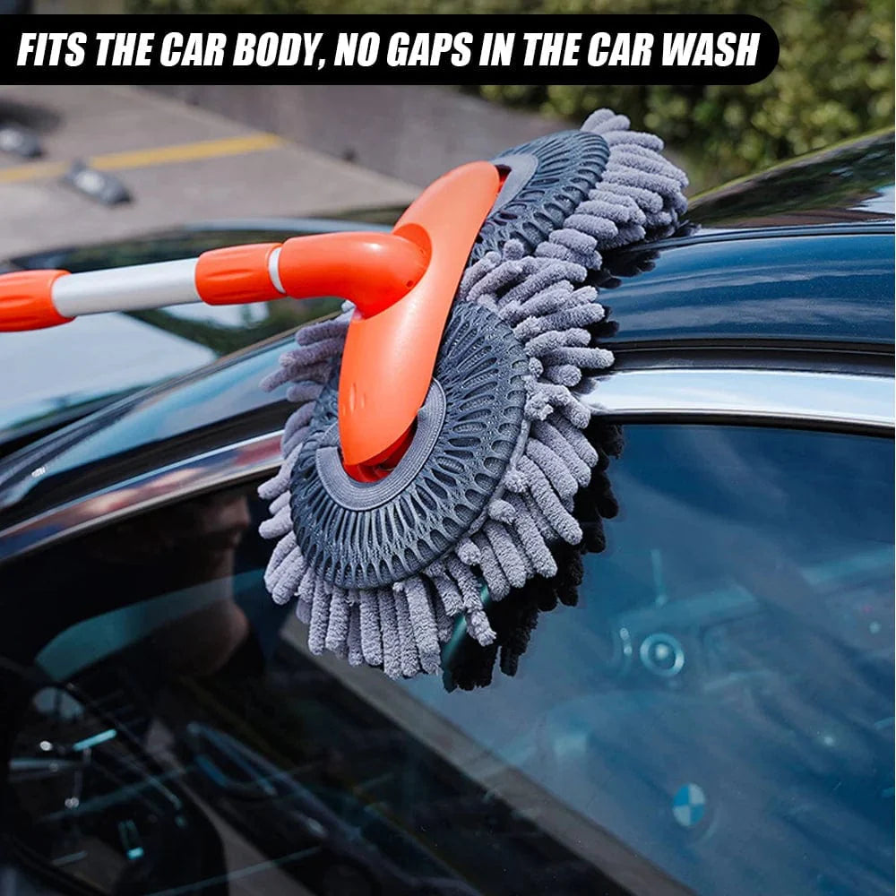 SearchFindOrder Mop Head Retractable Rotating Car Washer Mop