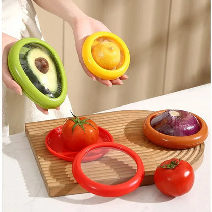 SearchFindOrder 1PC Avocado canister Reusable Food Saver Box