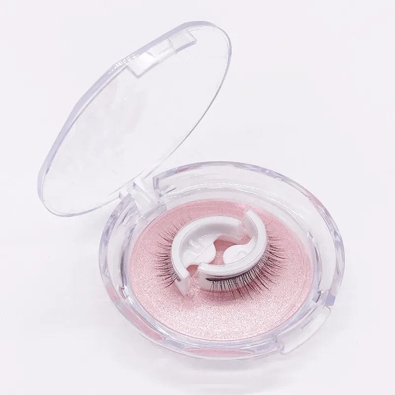 Self-Adhesive Reusable Eyelashes, Natural Look False Lashes, Self-Sticking No Glue Needed Fake Eyelashes, Waterproof Natural Look Eyelashes for Women