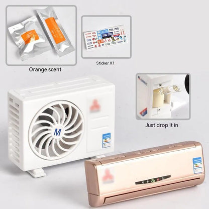 Solar-Powered Aroma Enhancer & Decorative Mini Air Conditioner