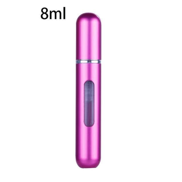 SearchFindOrder SIlver / 5ML Portable Mini Refillable Perfume Bottle With Spray Scent Pump