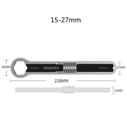 Adjustable Double-Head Torx and Hex Wrench