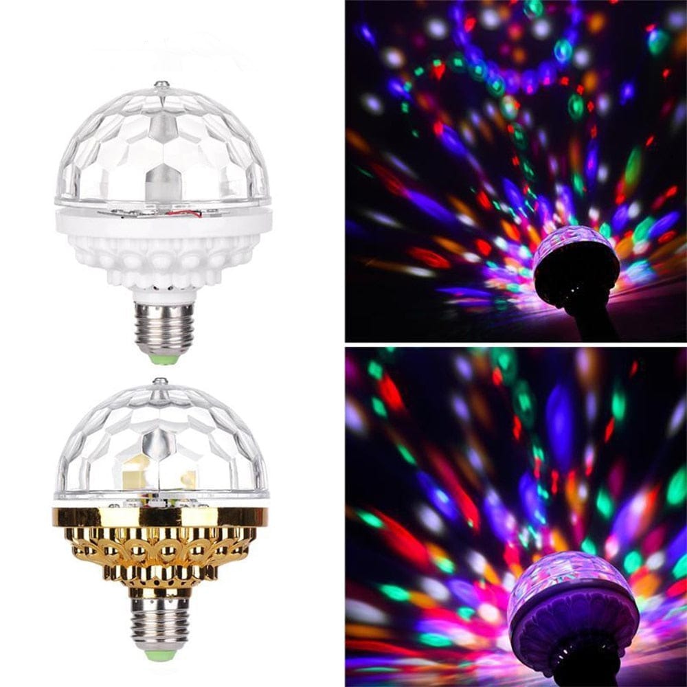 SearchFindOrder Gold Rotating  Party Indoor Disco LED Light