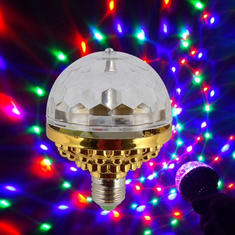 Rotating Colorful Disco LED Light⁠