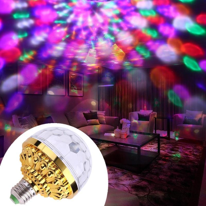 Rotating Colorful Disco LED Light⁠