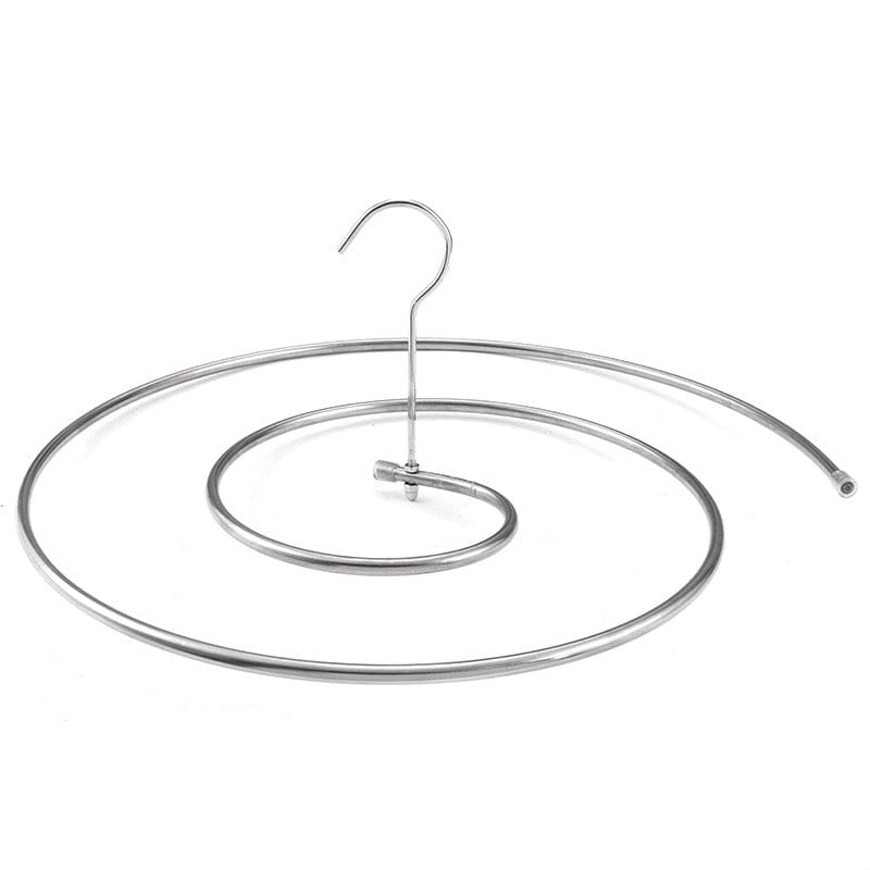 Stainless-Steel Space-Saving Spiral Hanger