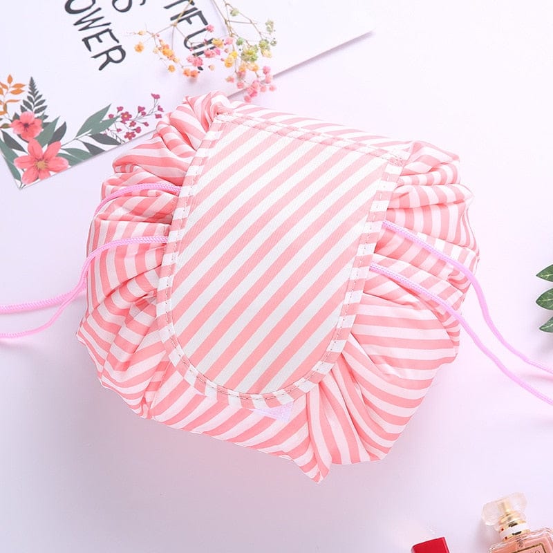 SearchFindOrder B Light Pink / 23x17cm Drawstring Cosmetic Travel Storage Makeup Bag