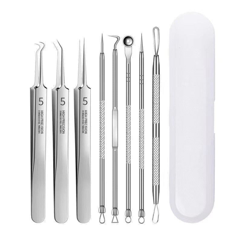 SearchFindOrder Salon Quality Blackhead and Pimple Remover Kit (8 Pieces)