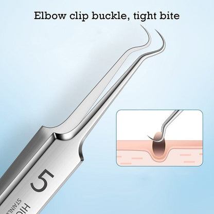 Professional Stainless-Steel Blackhead and Pimple Remover Kit (8 Pieces)