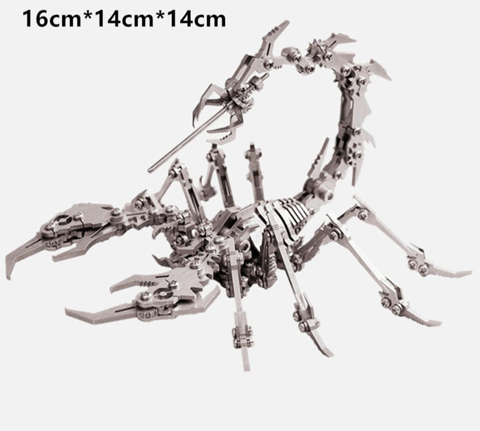 Stainless-Steel 3D King Scorpion Puzzle