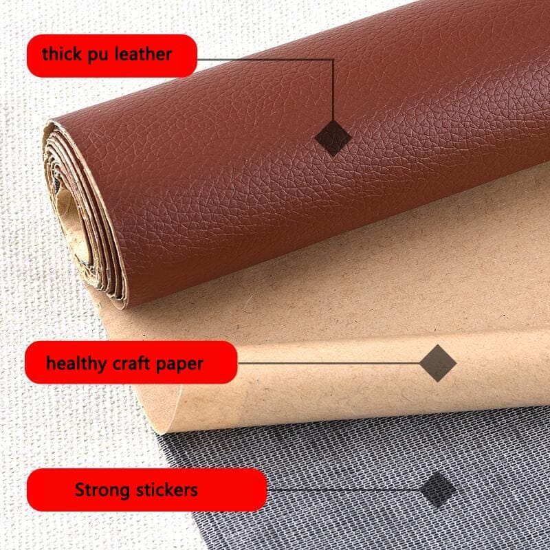 Self-Adhesive Leather Repair Patch Kit