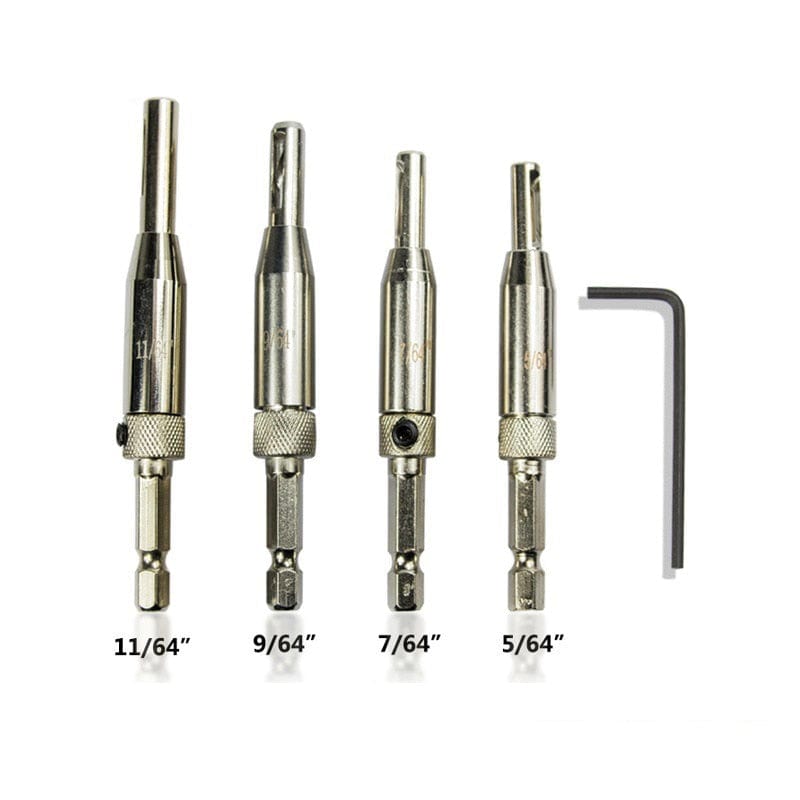 Self-Centering Drill Bit Set