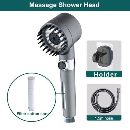 High-Pressure Handheld Massage Shower Head with Powerful Shower Spray