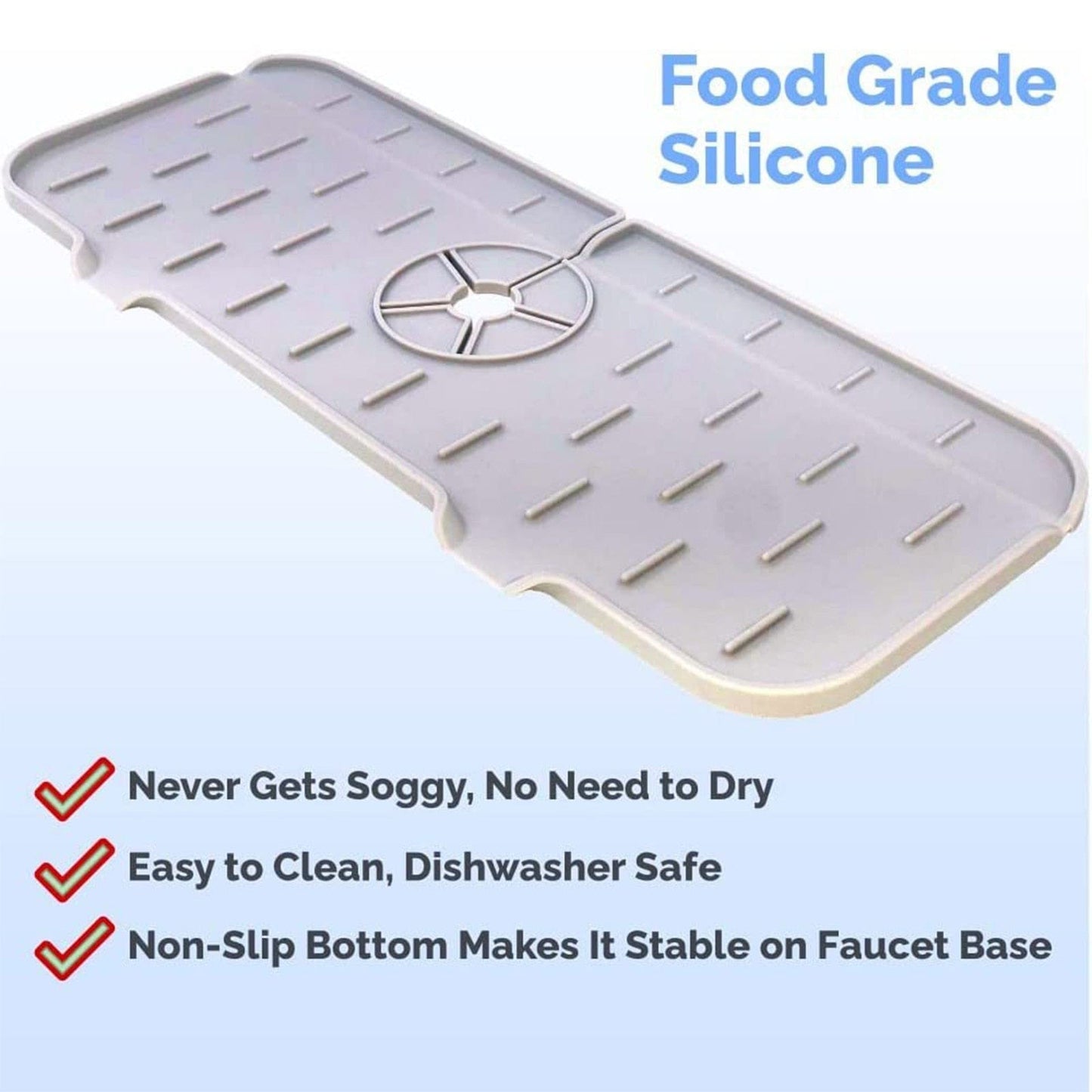 Silicone Kitchen Faucet Mat