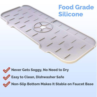 Silicone Kitchen Faucet Mat