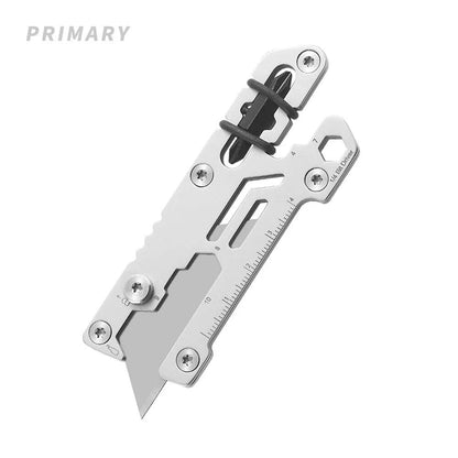 Utility Knife, Retractable Razor Blade, Titanium Box Cutter Locking Razor Knife, EDC Knife Multi-Tool