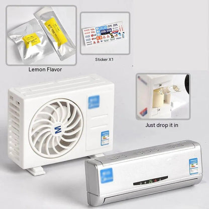 Solar-Powered Aroma Enhancer & Decorative Mini Air Conditioner