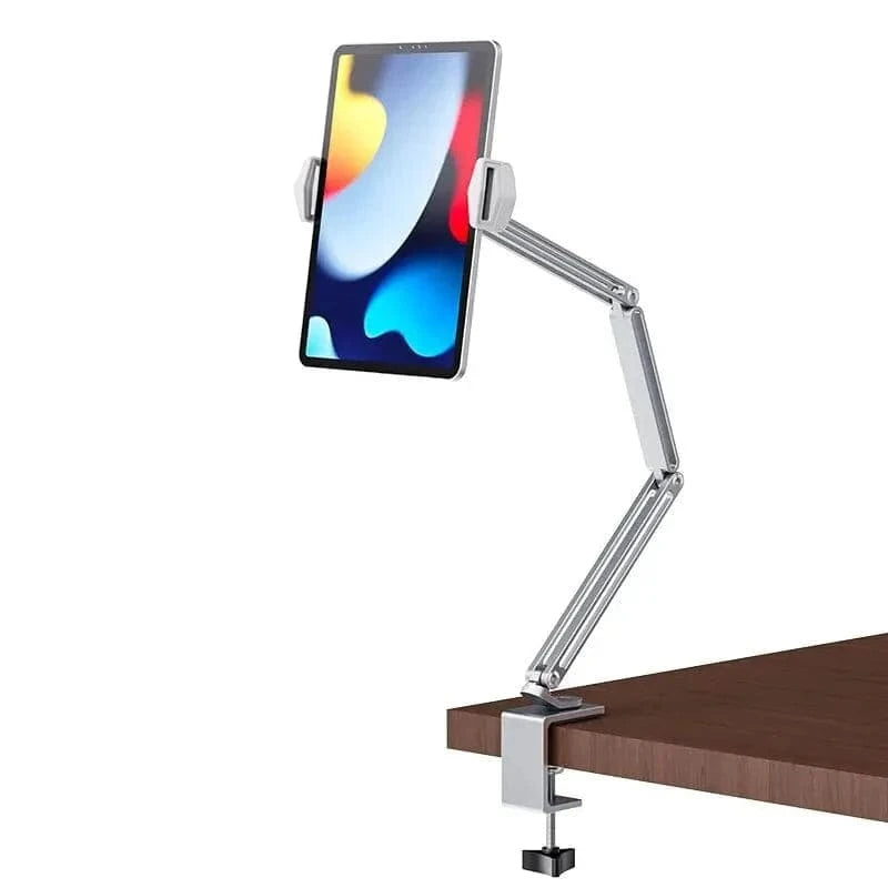 360° Adjustable Aluminum Alloy Tablet Stand with Foldable Arm, Desk Mount Holder Compatible with iPad, Air Mini, Samsung Galaxy Tab, Kindle Fire HD, Surface Pro - Smart Shop (Online Store for wise shoppers) 