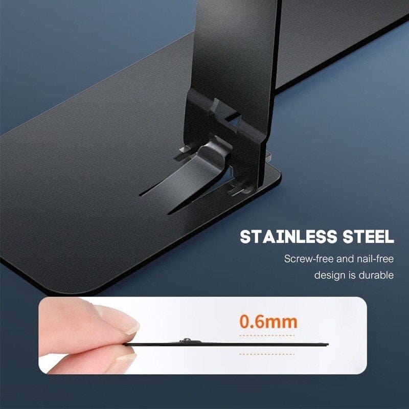 Sleek Fold Metal Mobile Phone Holder Stand