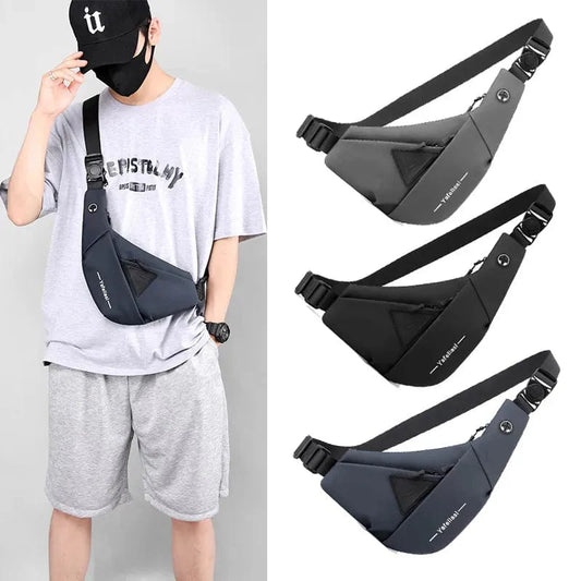 SearchFindOrder Gray Left Shoulder / 24 x 36 x 3 cm Sleek Guard Urban Shield Shoulder Bag