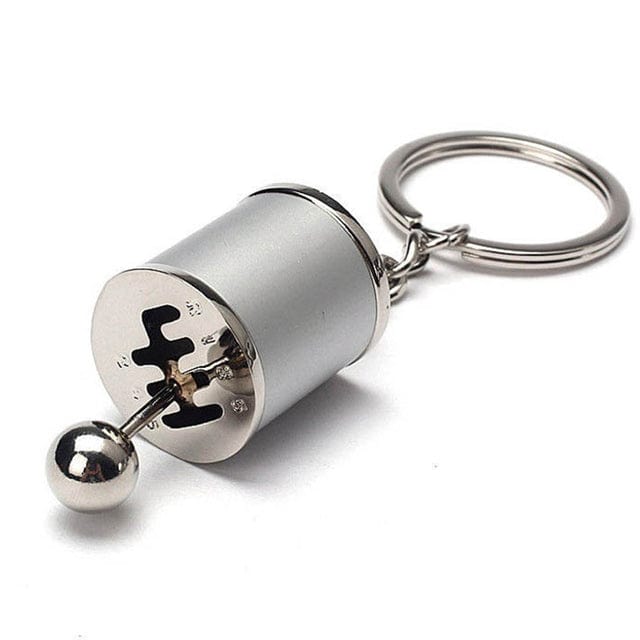 SearchFindOrder Blue Six-Speed Manual Shift Keychain