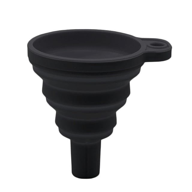 SearchFindOrder Small / Black Universal Foldable Car Funnel