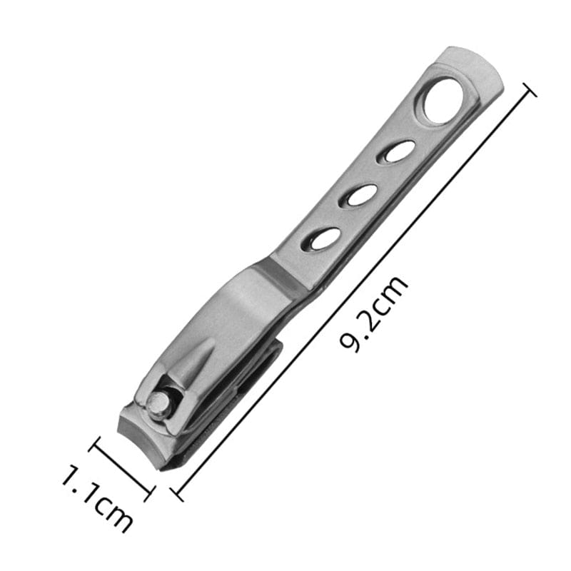 Effortless Nail Clippers 360° Rotating Head Stainless-Steel Nail Trimmer for Fingernails & Toenails