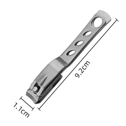 Effortless Nail Clippers 360° Rotating Head Stainless-Steel Nail Trimmer for Fingernails & Toenails