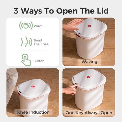 Touchless Motion Sensor Automatic Bagging Smart Trash Can